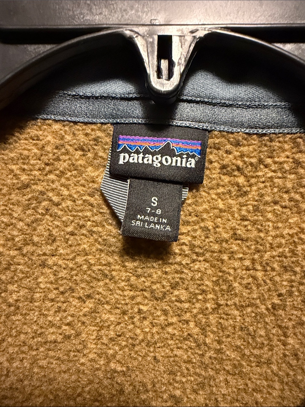 Patagonia Kids Olive Green Heather Quarter-Zip Fleece - Picture 2 of 5